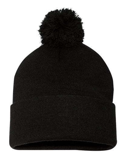 Sportsman 12" Pom-Pom Cuffed Beanie - SP15