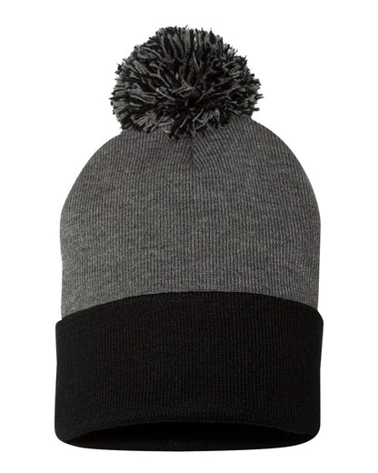 Sportsman 12" Pom-Pom Cuffed Beanie - SP15