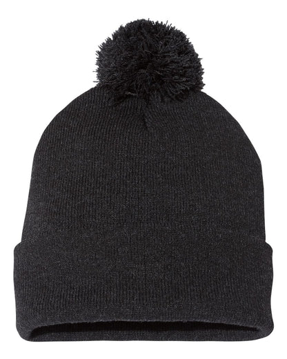 Sportsman 12" Pom-Pom Cuffed Beanie - SP15