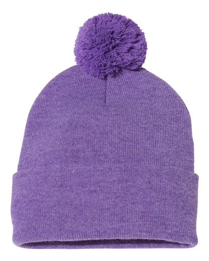 Sportsman 12" Pom-Pom Cuffed Beanie - SP15