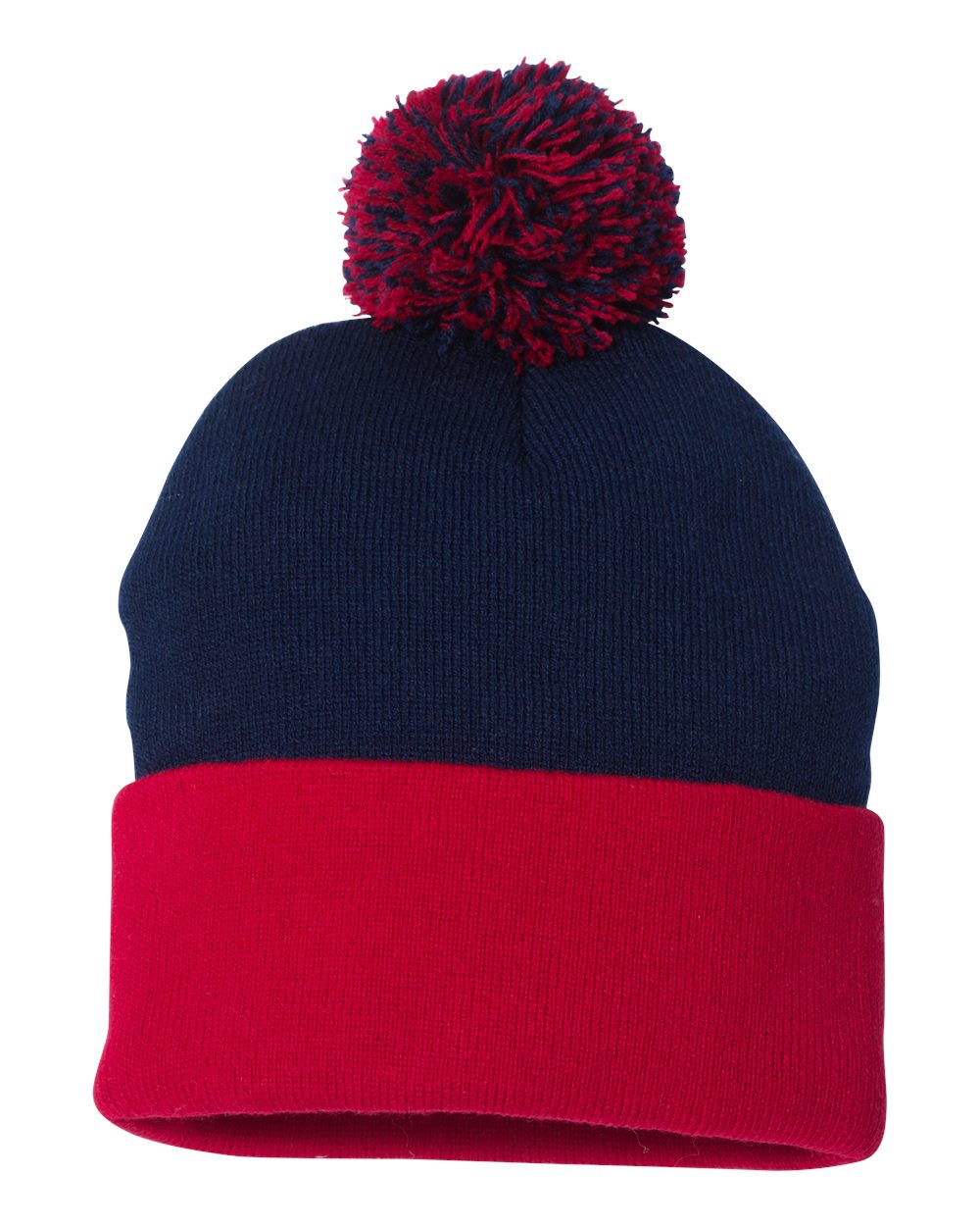 Sportsman 12" Pom-Pom Cuffed Beanie - SP15