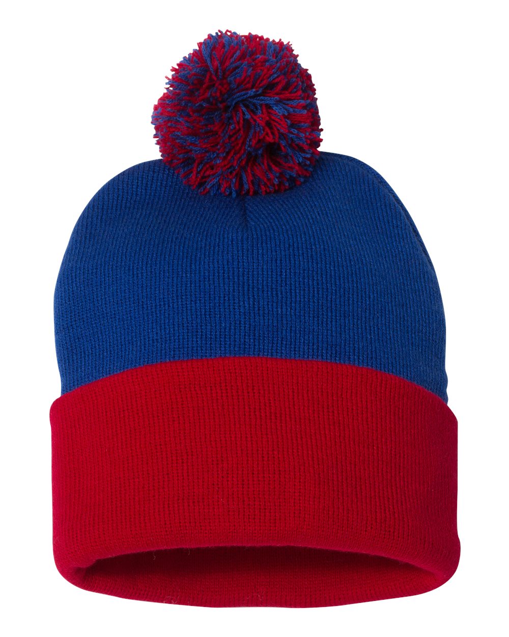 Sportsman 12" Pom-Pom Cuffed Beanie - SP15