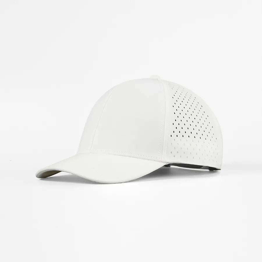 Performance Water Resistant Perforated Snapback Hat - 6266
