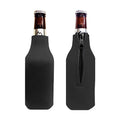 Custom 12 oz Bottle Zipper Koozies - #FZIP