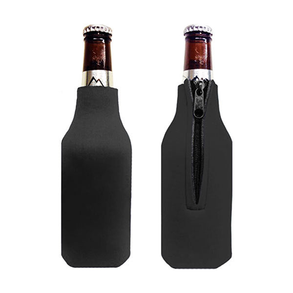 Custom 12 oz Bottle Zipper Koozies