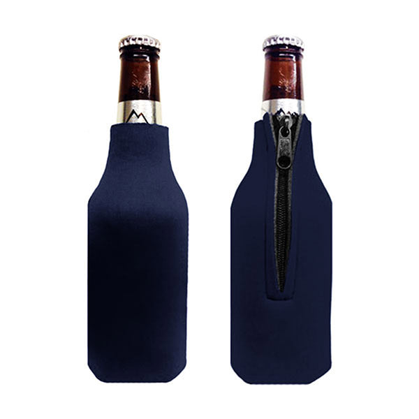 Custom 12 oz Bottle Zipper Koozies