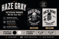 Haze Gray Premium Canvas Prints